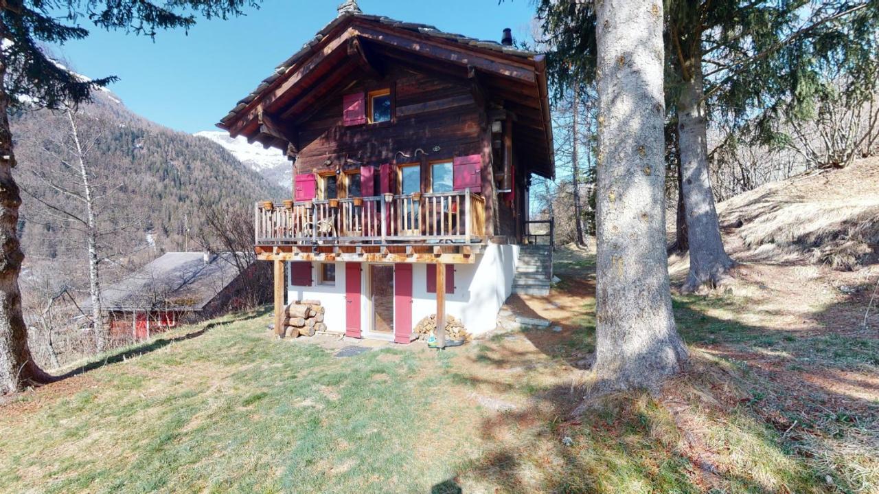 Apartmán Idyllic Chalet In Evolene, With View On The Dent Blanche And The Mountains Exteriér fotografie