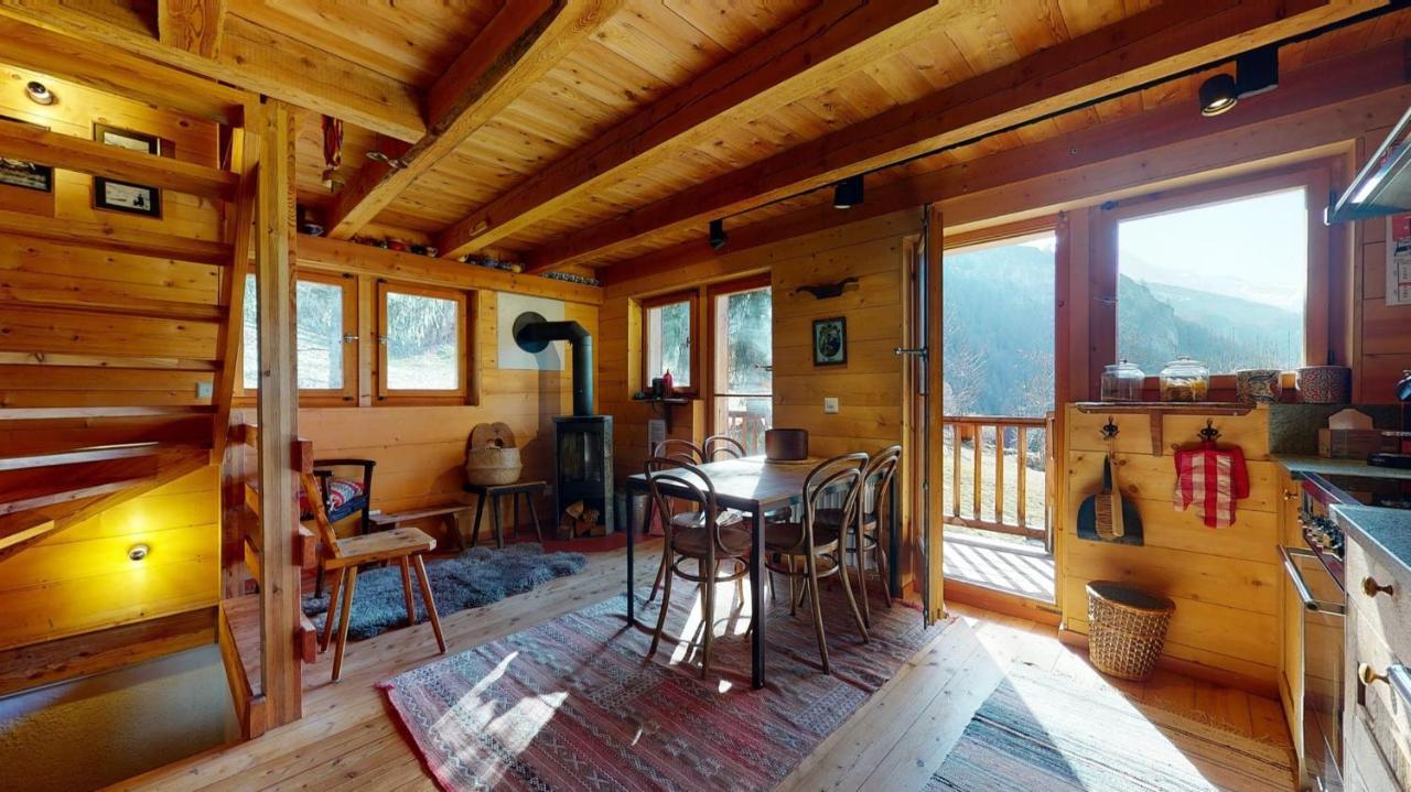 Apartmán Idyllic Chalet In Evolene, With View On The Dent Blanche And The Mountains Exteriér fotografie